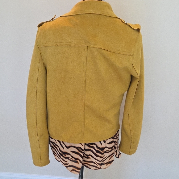 Mustard Yellow Women's Jacket - Picture 5 of 5